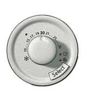 Лицевая панель - Программа Celiane - термостат с датчиком для теплого пола Кат. № 0 674 05 - титан | код 068549 |  Legrand